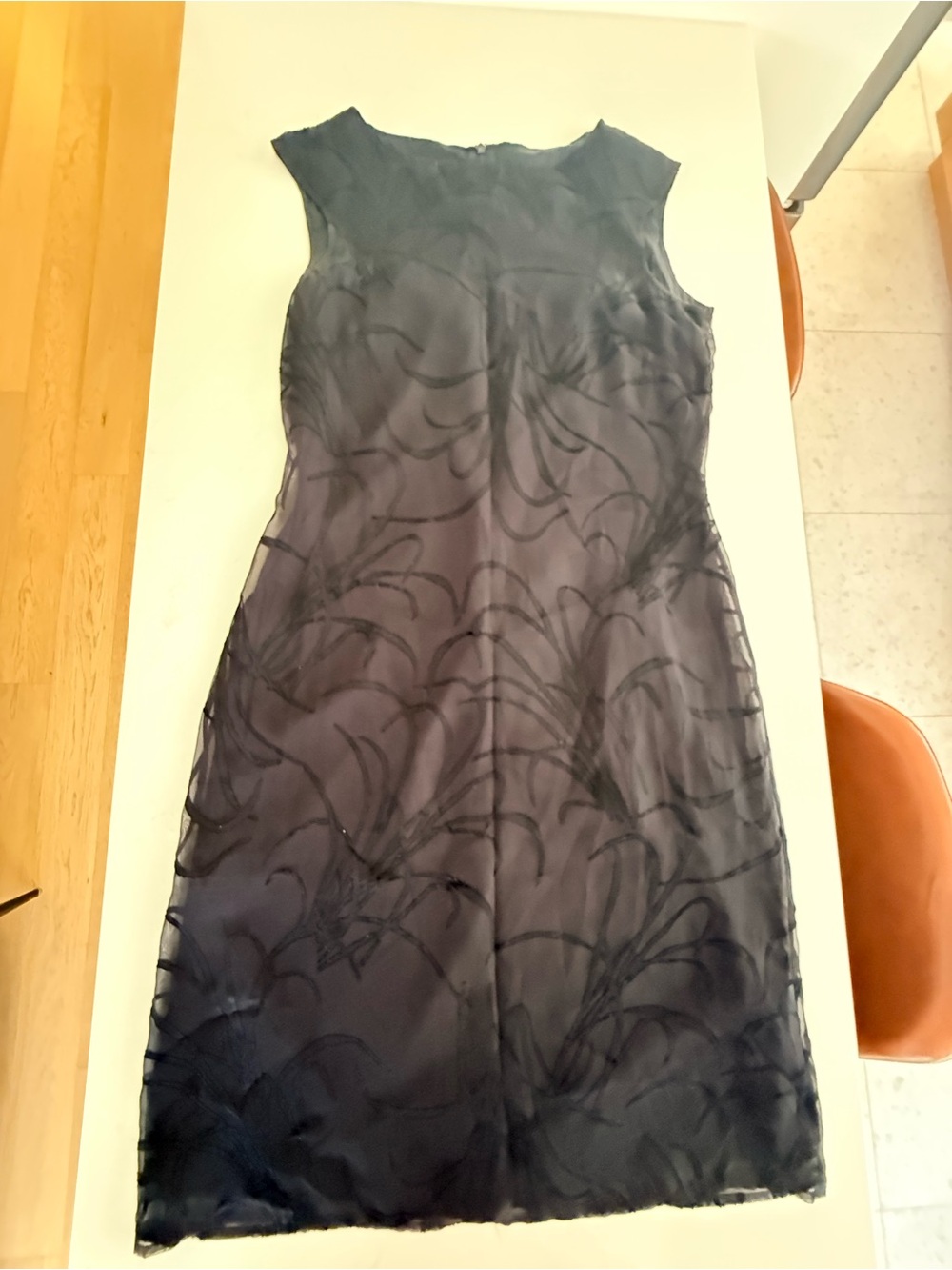 Vintage 1990’s Esprit  Sheer Overlay Cocktail Dress